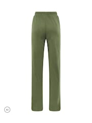 Long Tall Sally Green Contrast Cotton Wide Leg Joggers - Image 6 of 6