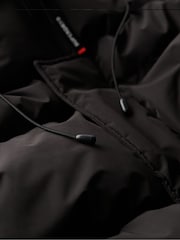 Superdry Black Hooded 5 Baffle Sports Puffer Jacket - Image 5 of 5