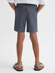 Reiss Airforce Blue Wicket 9-13 yrs Casual Chino Shorts - Image 5 of 6