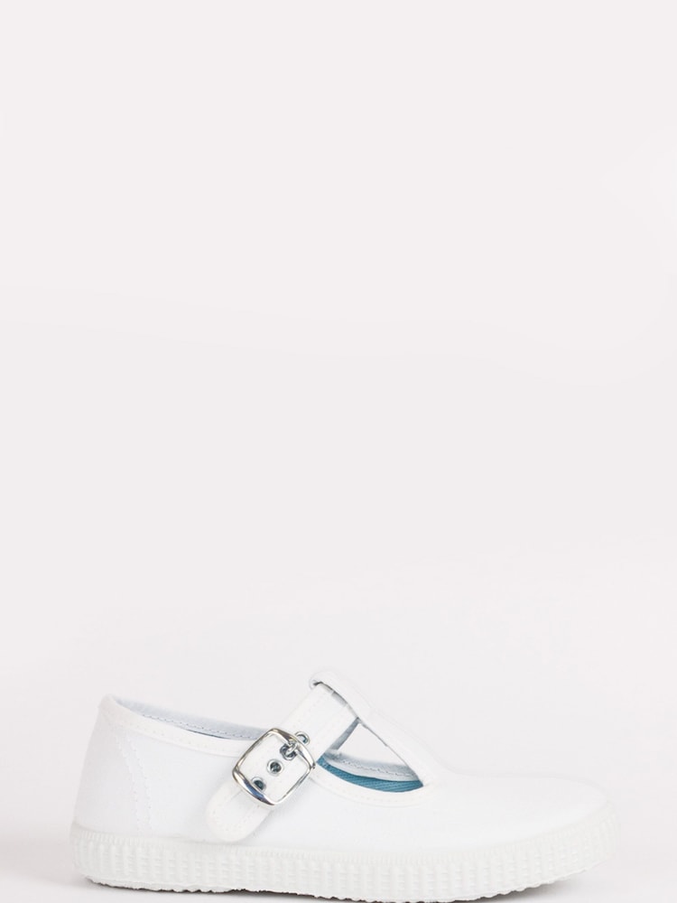 Trotters London White Nantucket Canvas Shoes - Image 1 of 3