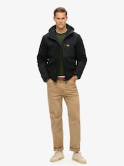 Superdry Noir Hood Expedition Borg Hybrid Jacket - Image 3 of 6