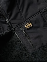 Superdry Noir Hood Expedition Borg Hybrid Jacket - Image 6 of 6
