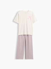 Gap Pink Bow Oversized Pyjamas Set (5-13yrs) - Image 3 of 4