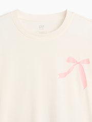 Gap Pink Bow Oversized Pyjamas Set (5-13yrs) - Image 4 of 4