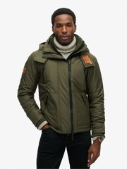 Superdry Army Khaki Hooded Mtn Winbreaker Jacket - Image 3 of 8