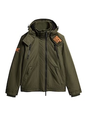 Superdry Army Khaki Hooded Mtn Winbreaker Jacket - Image 7 of 8