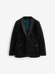 Black Velvet Blazer (3-16yrs) - Image 1 of 4