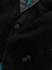 Black Velvet Blazer (3-16yrs) - Image 3 of 4