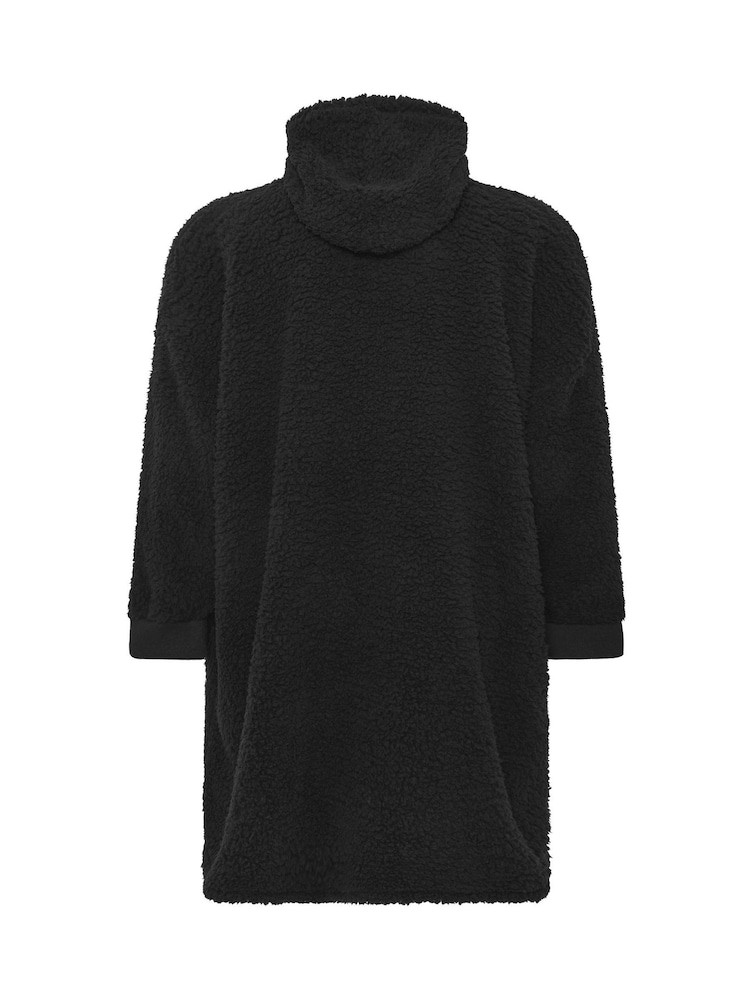 BadRhino Big & Tall Black Blanket Hoodie - Image 7 of 7 BadRhino Big & Tall Black Blanket Hoodie - Image 7 of 7