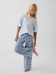 Gap Blue Cat Oversized Pyjamas Set (5-13yrs) - Image 1 of 4