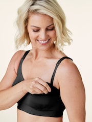 Bravado Black Sustainable Body Silk Seamless Nursing Bra - Image 3 of 5