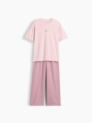 Gap Pink Brannan Bear Oversized Pyjamas Set (5-13yrs) - Image 3 of 4