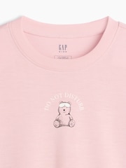 Gap Pink Brannan Bear Oversized Pyjamas Set (5-13yrs) - Image 4 of 4