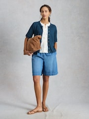 White Stuff Blue Betsy Cardigan - Image 3 of 6