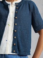 White Stuff Blue Betsy Cardigan - Image 4 of 6