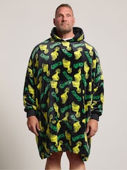 BadRhino Big & Tall Green Grinch Blanket Hoodie - Image 1 of 7