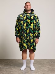 BadRhino Big & Tall Green Grinch Blanket Hoodie - Image 2 of 7