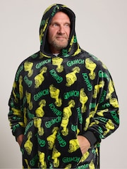 BadRhino Big & Tall Green Grinch Blanket Hoodie - Image 4 of 7