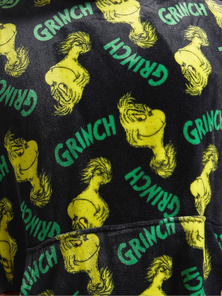 BadRhino Big & Tall Green Grinch Blanket Hoodie - Image 7 of 7 BadRhino Big & Tall Green Grinch Blanket Hoodie - Image 7 of 7