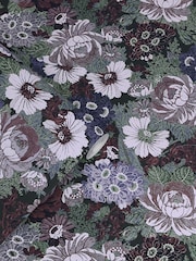 Laura Ashley Blackberry Purple Honnington Peonies 10M Wallpaper - Image 3 of 4
