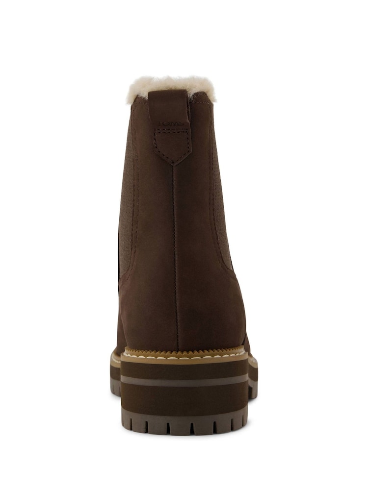 TOMS Brown Bennet Ankle Boots - Image 2 of 3 TOMS Brown Bennet Ankle Boots - Image 2 of 3