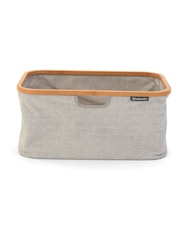Brabantia Grey Foldable 40L Laundry 100% Cotton Basket - Image 1 of 3