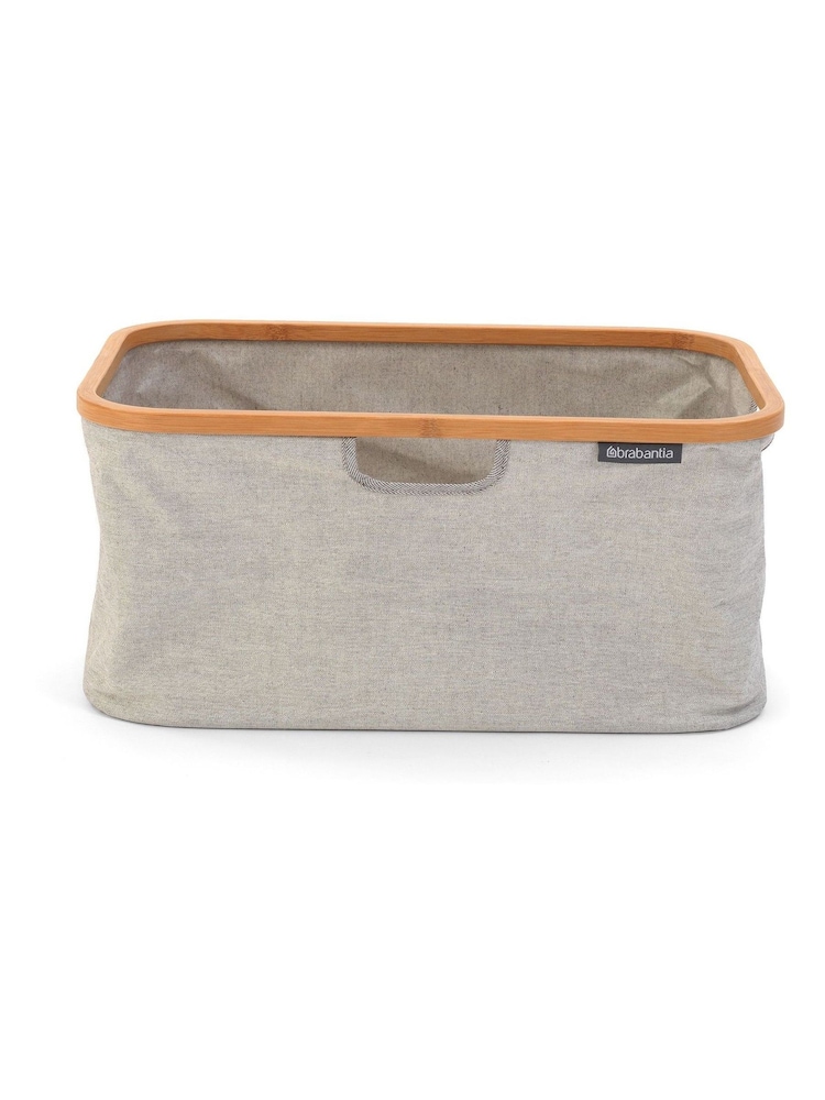 Brabantia Grey Foldable 40L Laundry 100% Cotton Basket - Image 1 of 3
