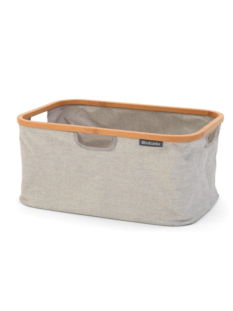 Brabantia Grey Foldable 40L Laundry 100% Cotton Basket - Image 3 of 3