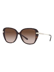 Michael Kors Flatiron Sonnenbrille, Braun - Bild 3 von 12