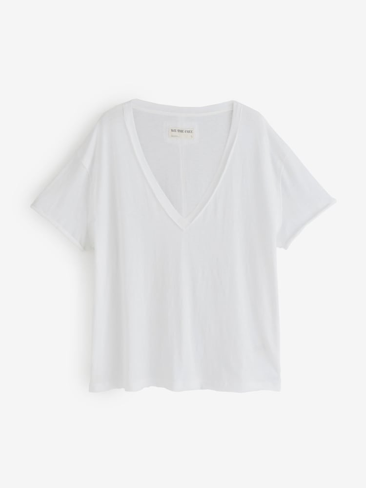 Free People Nina V-Neck T-Shirt - Image 1 of 5