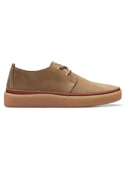 Clarks Brown Nubuck Clarkwood Low Shoes - Image 1 of 7