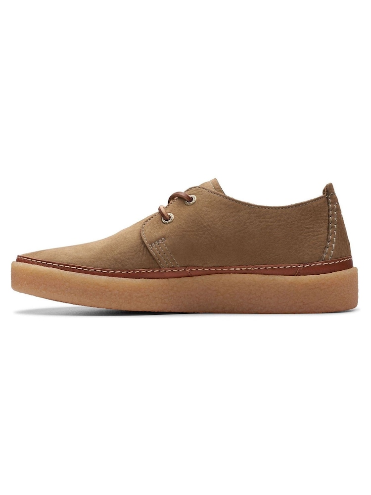 Clarks Brown Nubuck Clarkwood Low Shoes - Image 2 of 7