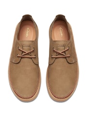 Clarks Brown Nubuck Clarkwood Low Shoes - Image 7 of 7