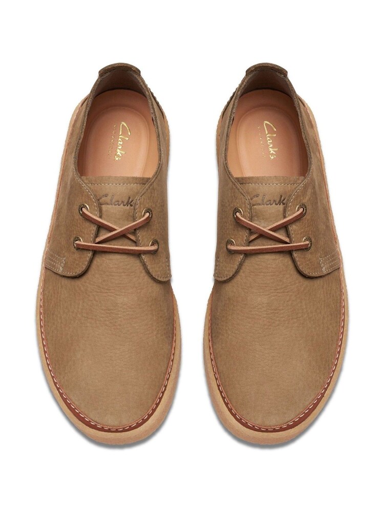 Clarks Brown Nubuck Clarkwood Low Shoes - Image 7 of 7
