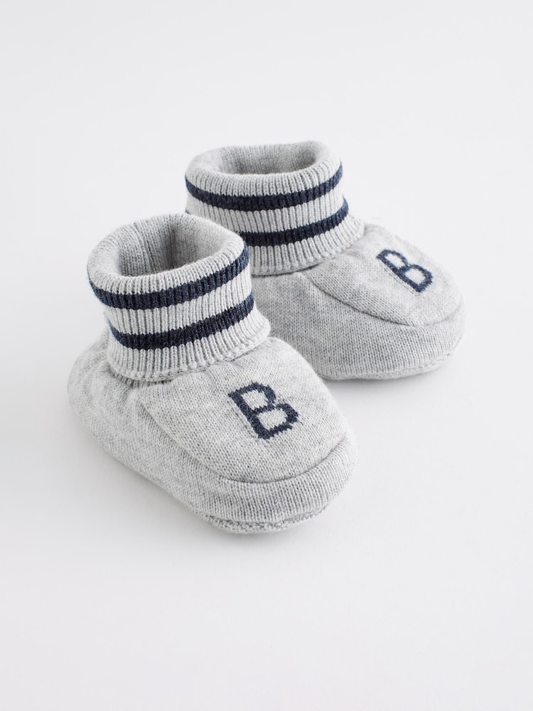 Baker by Ted Baker Baby Boys Knitted Booties Gift Set 2 Pack - Image 2 of 6