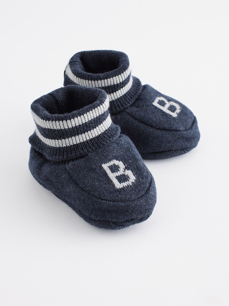 Baker by Ted Baker Baby Boys Knitted Booties Gift Set 2 Pack - Image 3 of 6