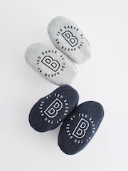 Baker by Ted Baker Baby Boys Knitted Booties Gift Set 2 Pack - Image 6 of 6