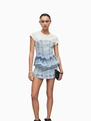 AllSaints Blue Ady Denim Dress - Image 4 of 8