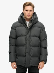 Superdry Ebony Hooded 5 Baffle Sports Puffer Jacket - Image 2 of 5