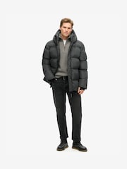 Superdry Ebony Hooded 5 Baffle Sports Puffer Jacket - Image 3 of 5