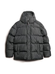 Superdry Ebony Hooded 5 Baffle Sports Puffer Jacket - Image 4 of 5