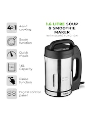 Tower Silver 1.6L Soup Maker with Sauté Function - Image 2 of 8
