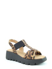 Heavenly Feet Ladies Animal Vegan Friendly Comfort Sandals - Image 2 of 4