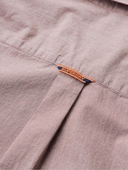 Superdry Red Mahogany 100% Cotton Casual Long Sleeve Shirt - Image 5 of 5