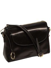 Conkca Black 'Starling' Leather Cross-Body Bag - Image 7 of 7