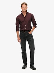 Superdry Red/Green Check 100% Cotton Casual Long Sleeve Shirt - Image 2 of 5