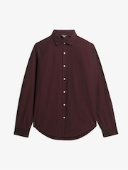 Superdry Red/Green Check 100% Cotton Casual Long Sleeve Shirt - Image 3 of 5