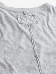 Free People Grey Nina T-Shirt - Image 3 of 5