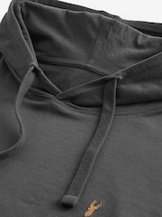 Slate Grey Lightweight Oversized Zip Up Hoodie - Image 9 of 10