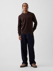 Gap Brown CashSoft Crew Jumper - Image 3 of 4